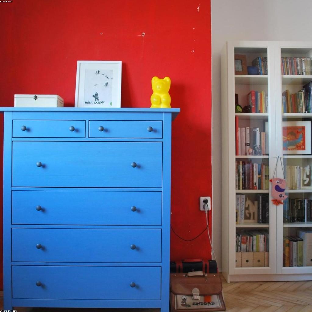 Three-Drawer Wood Dresser